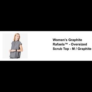 Figs Graphite Rafaela top - medium.